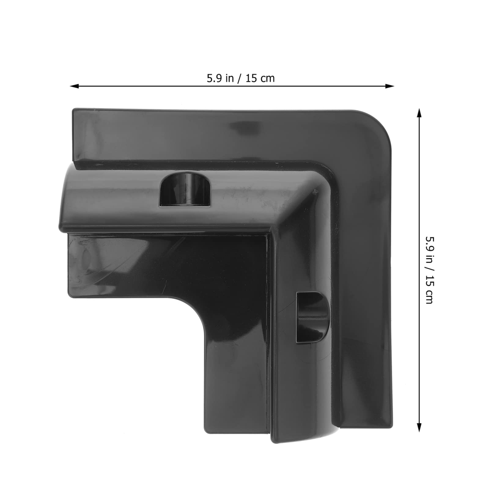 DOITOOL 4pezzi Staffa Di Montaggio Per Pannello Solare Per Camper Supporto Per Pannello Solare in Plastica Di Staffa Angolare Pratica e Resistente