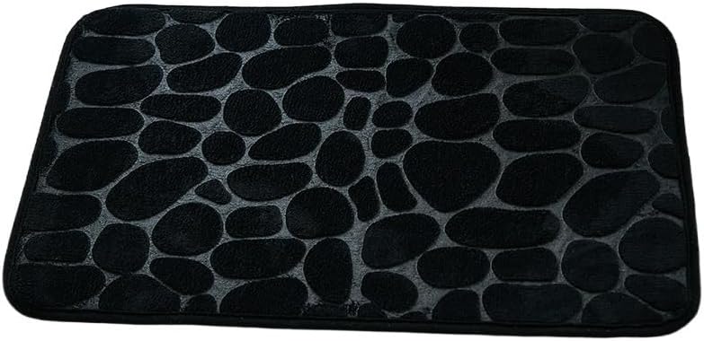 Miniatura 1 de Alfombra antideslizante antideslizante con relieve de Adoquines, Felpudo De Espuma Viscoelástica para Baño, Lavabo, Ducha Y Habitación Alfombras de