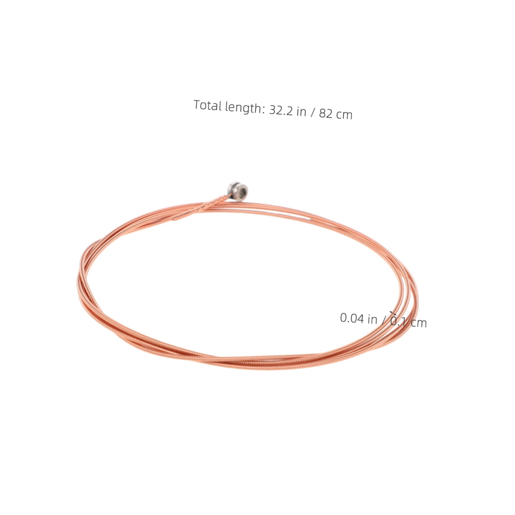 Kisangel 12Pcs Acoustic Guitar Strings Set Durable Construction for Clear Sound Easy to Install Replacement for Folk and Acoustic Guitars for All Skill Levels