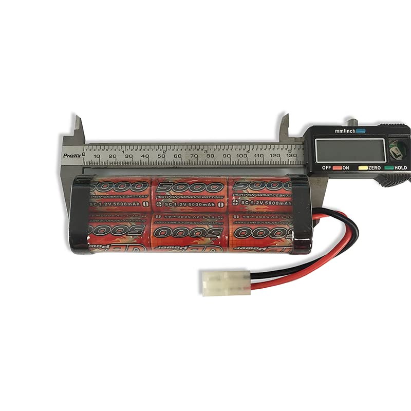 Batería Nimh de 134 x 47 x 24 mm, 7,2 V, 5000 mAh, para camión cisterna 1/16 RC