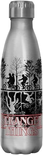 Miniatura 3 de Netflix Stranger Things - Botella de acero inoxidable (17 onzas), multicolor