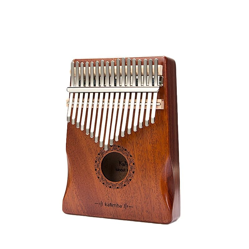 Kalimba Fortepian Mahoni/Acacia Thumb Piano 17-nosowy Kalimba Z Dźwiękowymi Dziurami Dla Początkujących(Style 7)