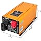 Mophorn Industrieller Wechselrichter (3KW 12V), Gelb