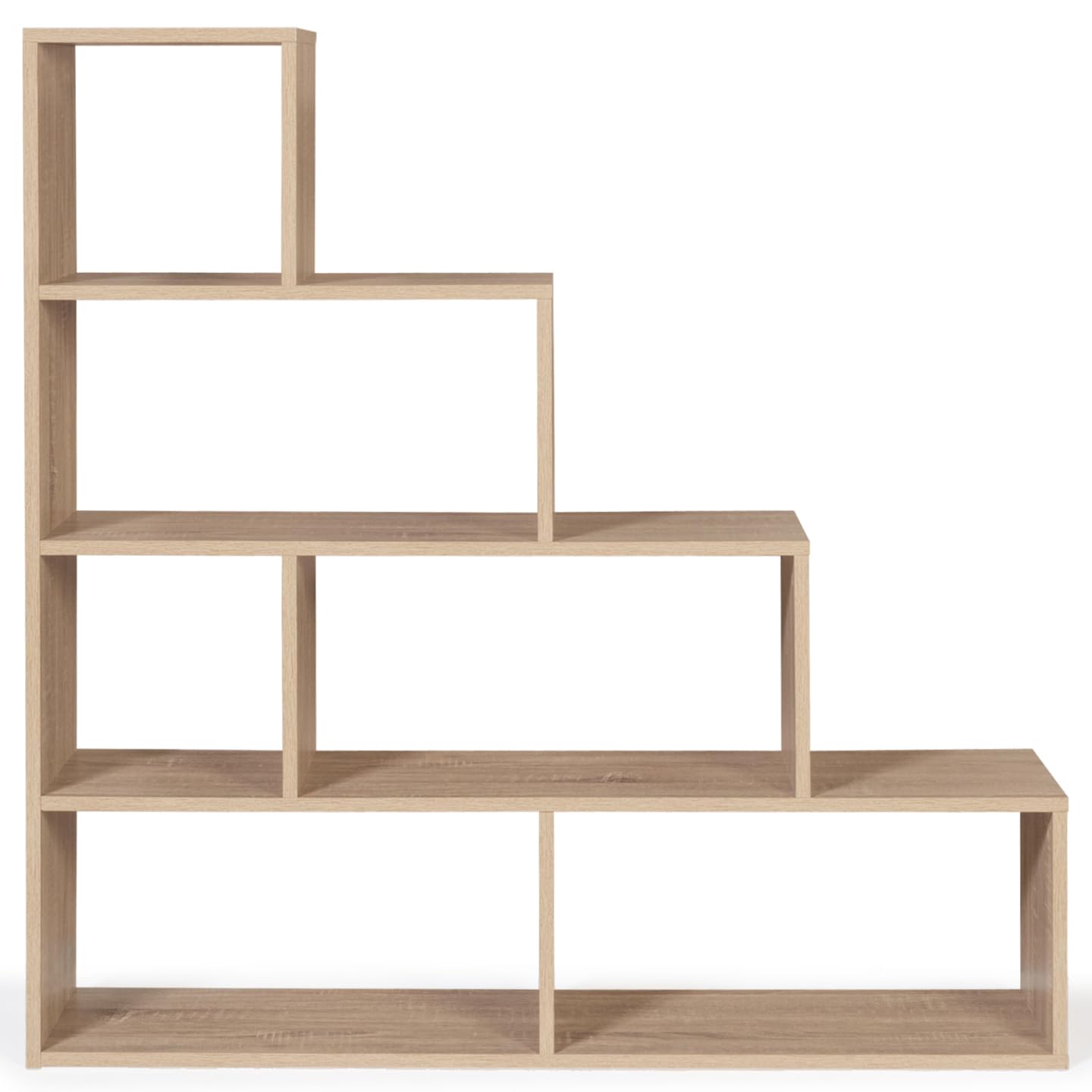 IDMarket - Bibliothèque escalier Lina Bois façon hêtre