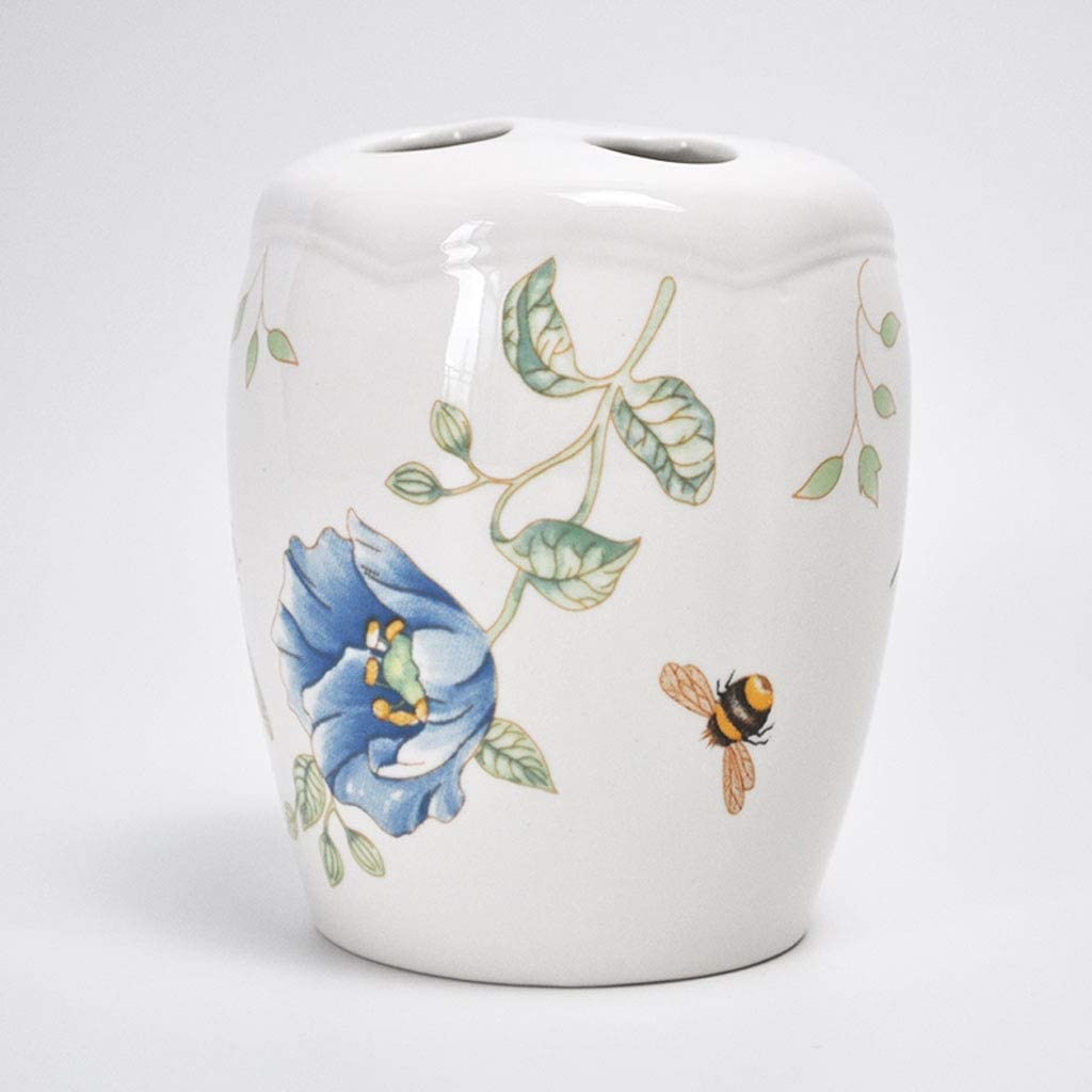 Elegante Soporte para cepillos de dientes, 1 Uds., soporte creativo de cerámica para almacenamiento de cepillos de dientes, estante para cepillos de dientes para ducha de baño, accesorios de baño
