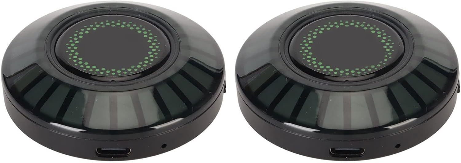 CCYLEZ 2pcs RGB Pickup Ambient Lamp, Car Mounted Magnetic Pickup Lamp, Pickup Rhythm Light Built in Microphone, APP Control Music and Lights for Parties,Stages,Bars,KTV,Family Gatherings