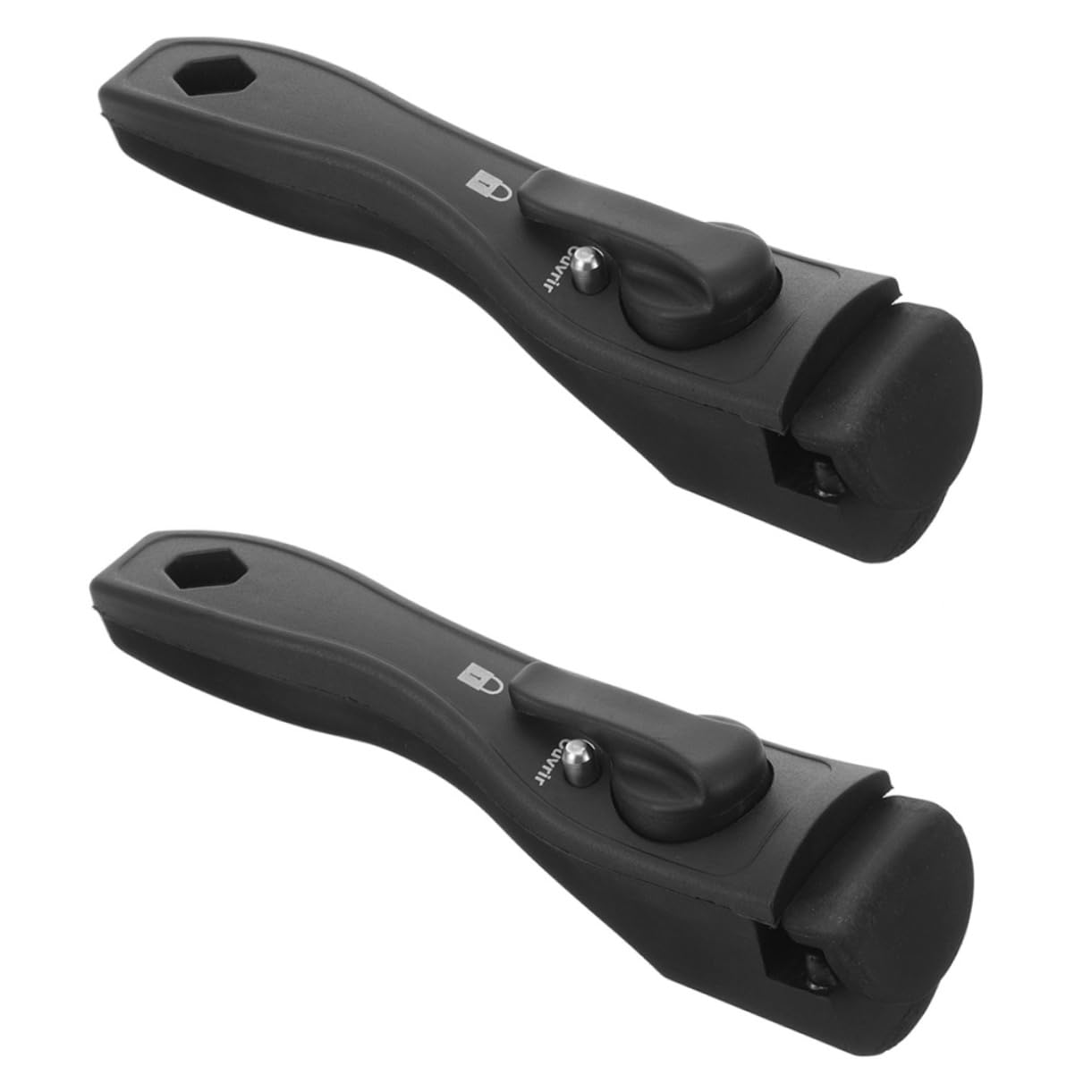 Abnehmbare Topfgriffe Tragbar und Sicher aus Bakelit Hitzebeständig 2 Stück und Ergonomisch als Ersatzgriff für Kochgeschirr und Pfannen