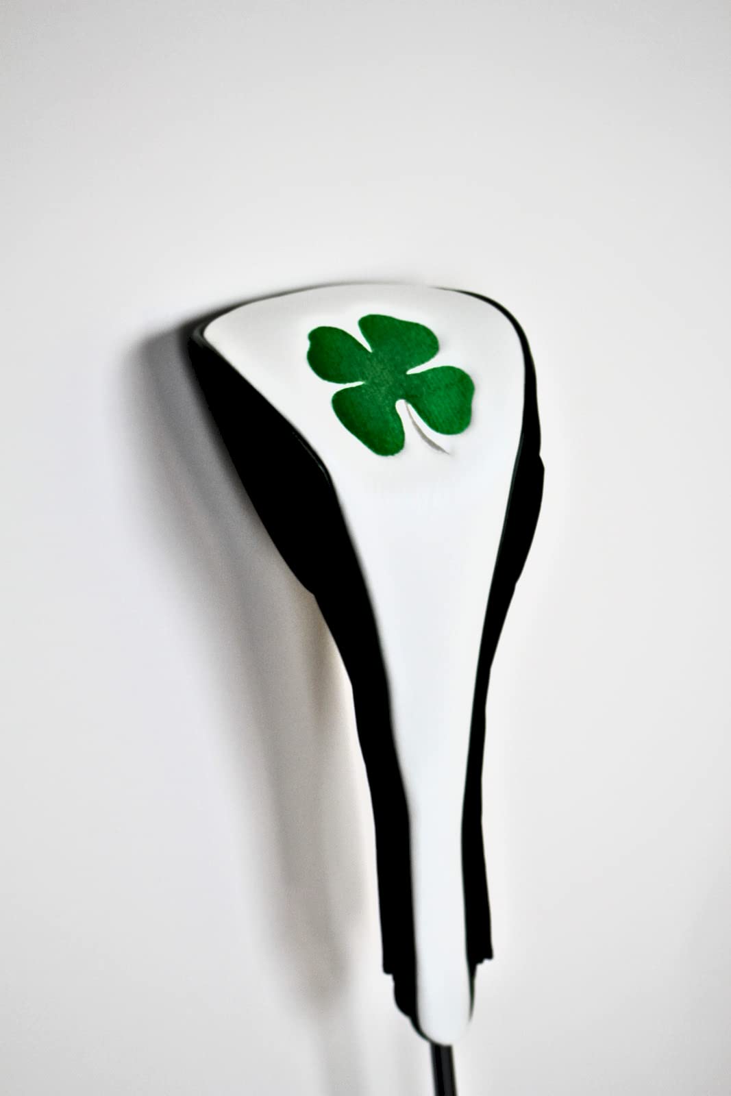JP Lann Golf’s Lucky Irish Four Leaf Clover Celtic Shamrock Headcover for Drivers – Easy on-Off Magnetic Closure - Premium Leather – Fits 460cc Drivers