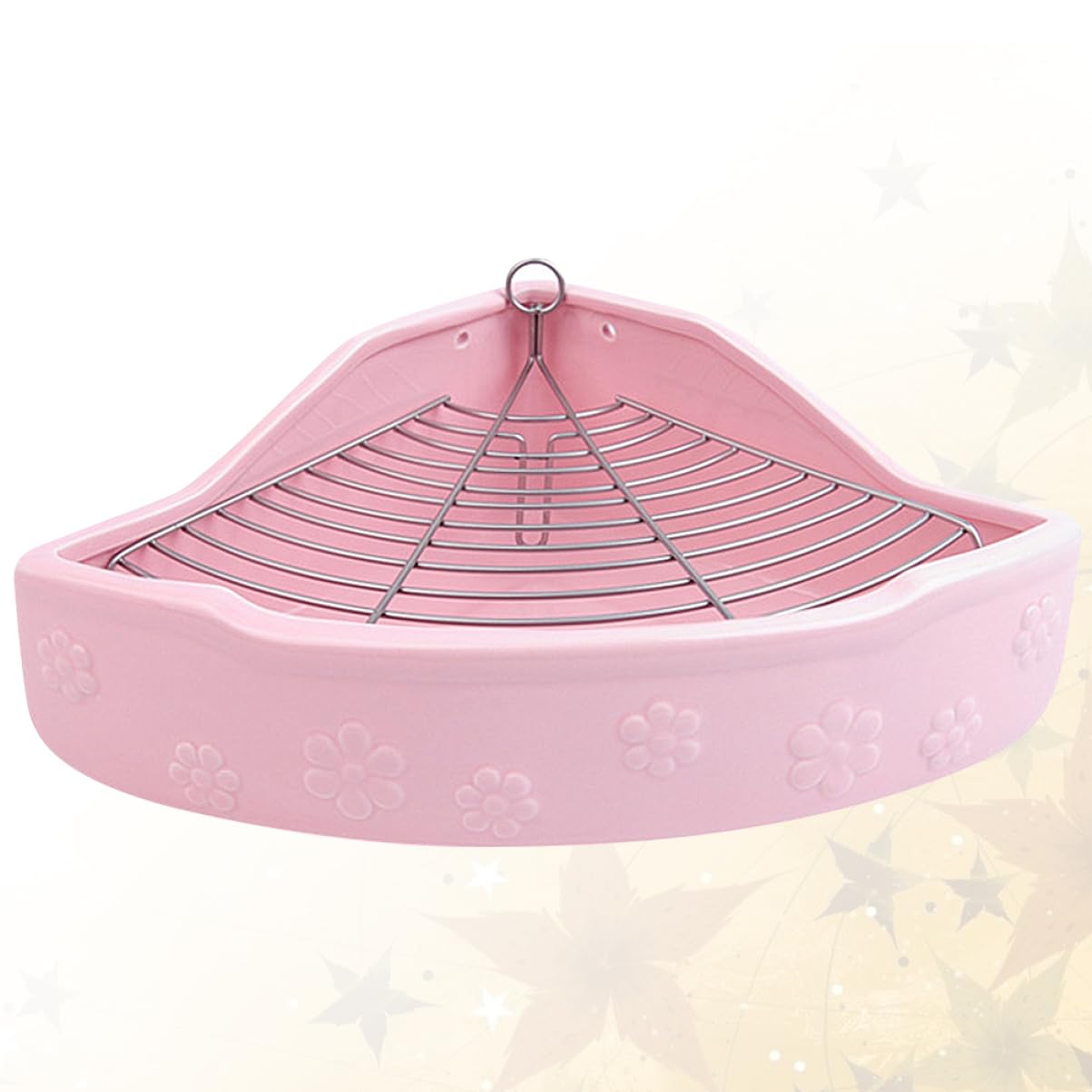 Yardwe Keramik Haustier-Toilette Für Kaninchen Und Meerschweinchen 7.87X6.50X2.95 Zoll Anti-Biss Und Anti-Überkippen Kleintier Reinigungstoilette Leicht Zu Reinigen