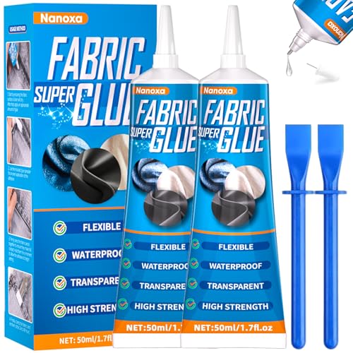 Nanoxa 100ml Fabric Glue, Extra Strong Quick Bond...