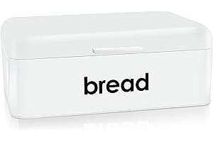 Vintage Tin Bread Box Countertop Kitchen Bread Bin Storage