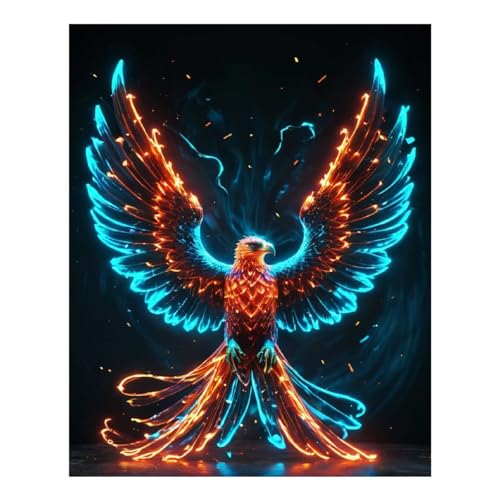 Peinture diamant phénix mystique POLIUAWS le cadeau d'anniversaire fait maison