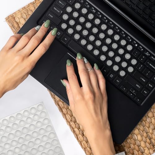 128 stickers protectores cilíndricos para teclado miniatura 7