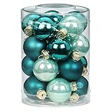 Diamètre : 3 cm Magic 20 Boules de Noël en Verre 3 cm