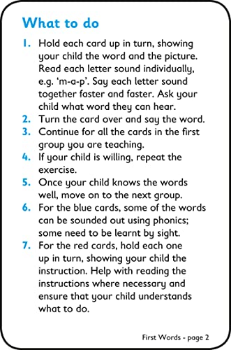 First Words Flashcards: Ideal for home learning (Collins Easy Learning Preschool)