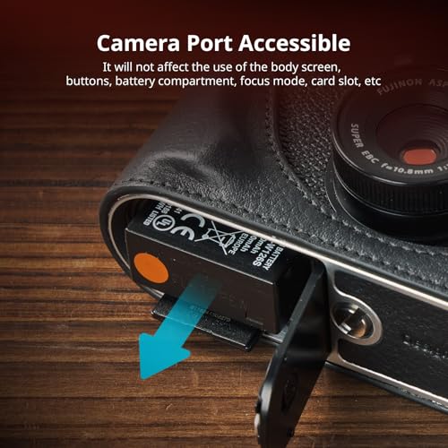 Kit funda de cuero SMALLRIG para FUJIFILM X Half estilo retro miniatura 6
