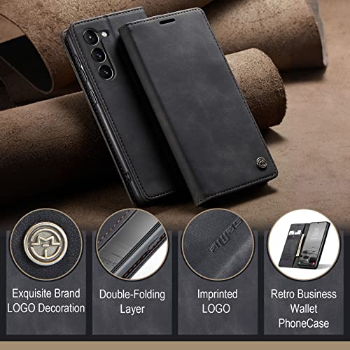 Capa para Galaxy S23 Plus, capa carteira elegante para Galaxy S23 Plus, capa flip com suporte com fe