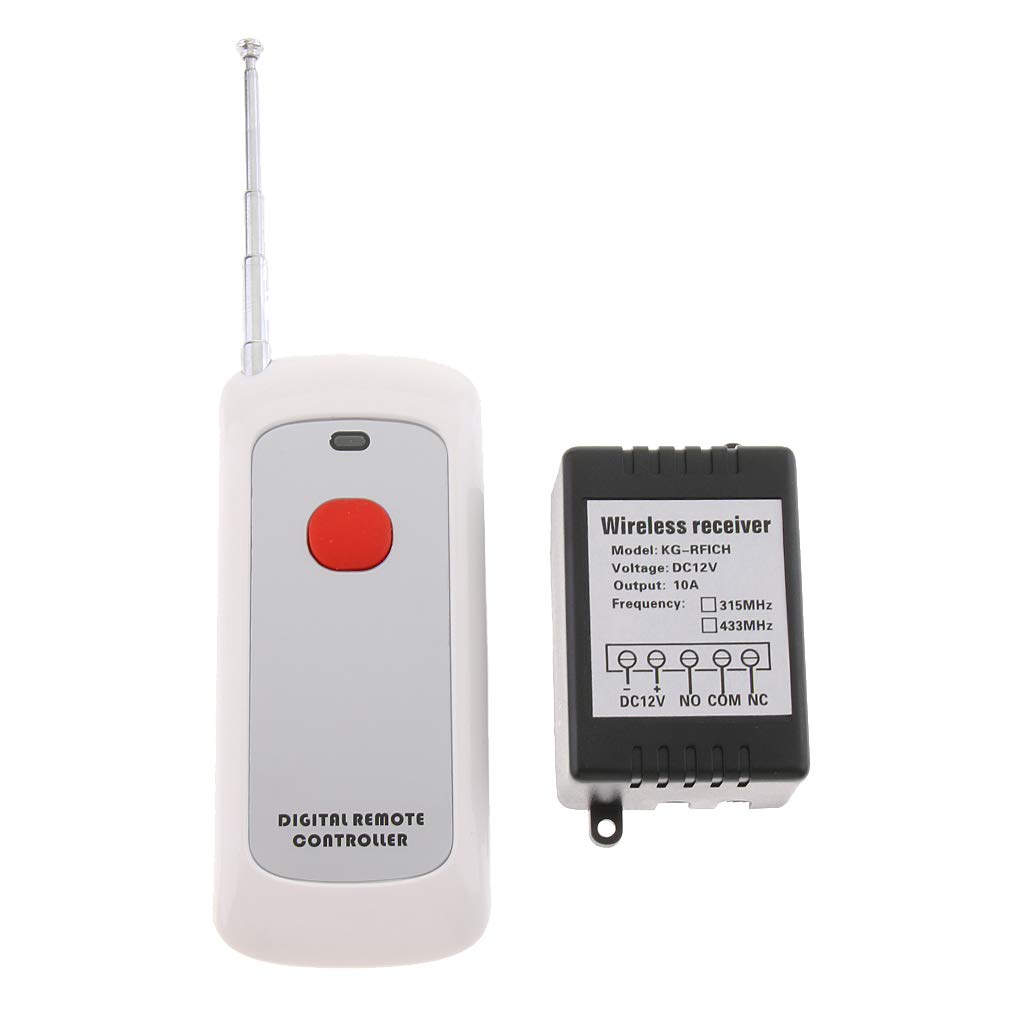 generic LR Decor E-Shop 433Mhz Wireless RF Switch 1000 Meters Long Range DC 12V Single Channel Wireless Remote Control Switch 10A Relay Receiver-picture-1