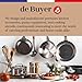 de Buyer Perforated Round Tart Ring - 3” Diameter, 0.8” Height - Perfect for Baking Beautifully Crisp Tarts - Easy to Use & Clean - Made in France
