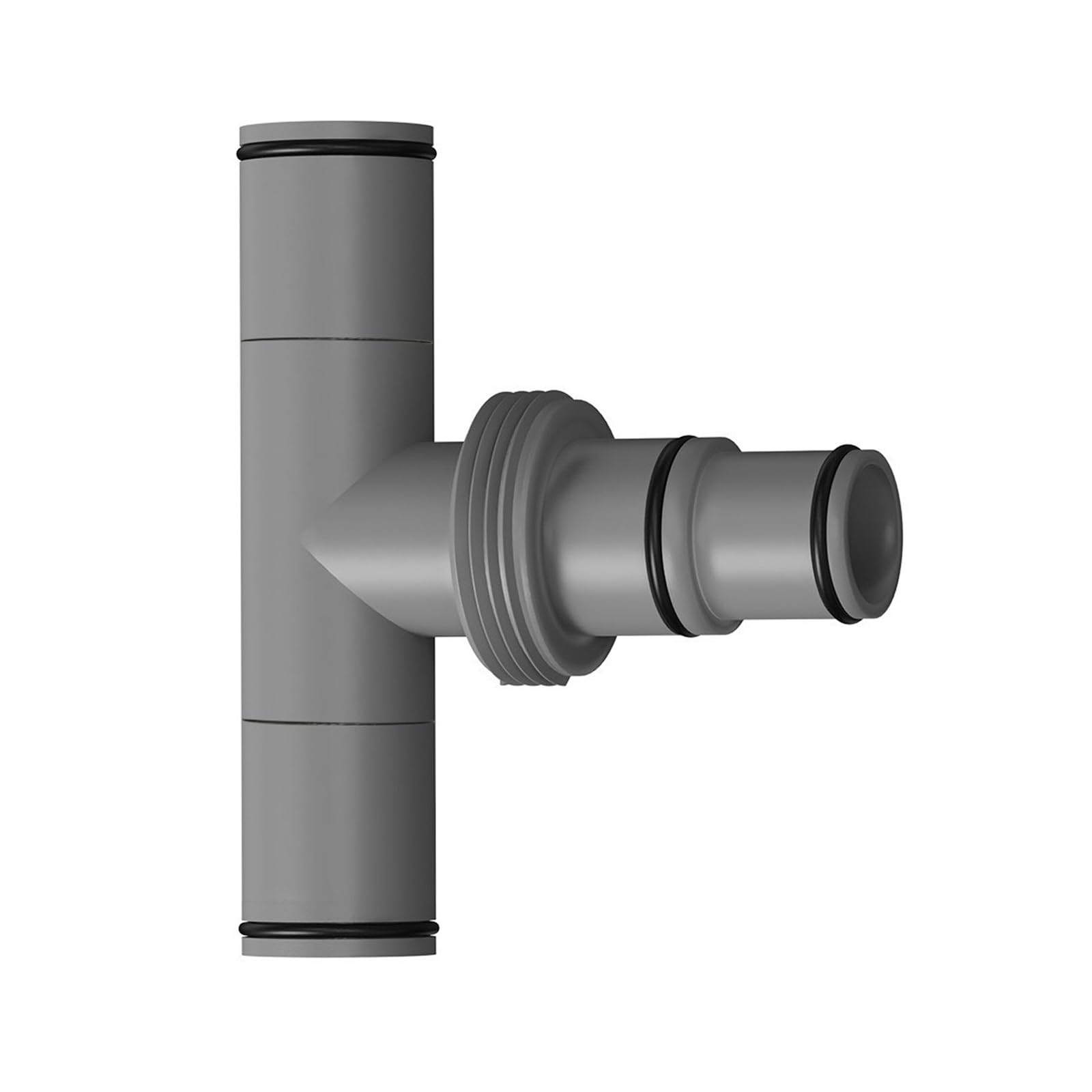 Swimming Pool Hose Coupling Adapter Replacement Connector Pool Replacement Pipe Joint Interconnect Coupler with Rubber O-Ring