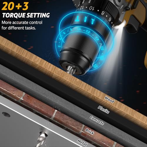 SundpeyPRO 21V Brushless Hammer Drill