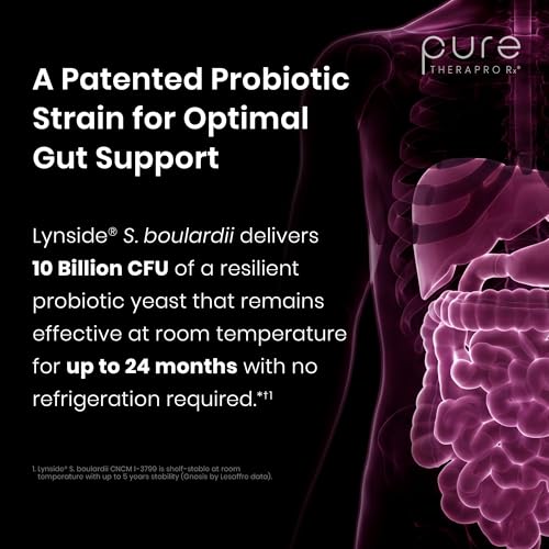 Pure Therapro Rx Saccharomyces 10B Probiotic Capsules