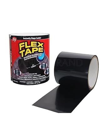 KANISH BRAND duct tape Rubberized Water Leakage Seal Tape Silicon Sealant Tape Waterproof Flex Tape for Seal Leakage Super Strong Adhesive Tape for Water Tank Sink Sealant for Gap 4