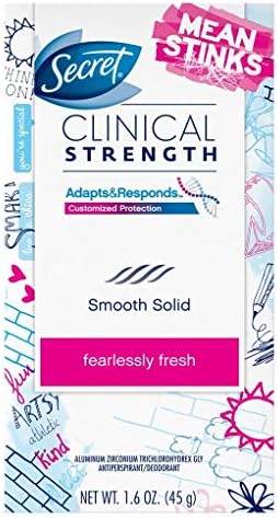 Secret Deodorant Clinical Strength Fearless Fresh 1.6 Ounce (47ml)