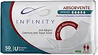 Absorvente Geriátrico Infinity Pós Parto Pós Operatório Incontinência U - 50 Unidades