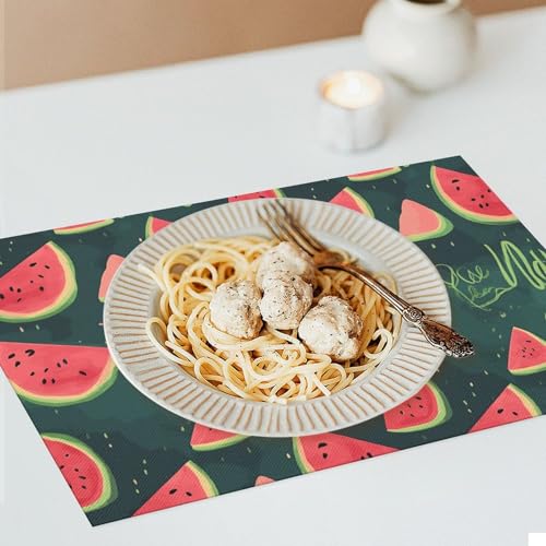 Sets de table imperméables pour repas en extérieur et fêtes de vacances - 8