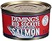 Demings Wild Alaska Red Sockeye Salmon 7.5 oz (3 Pack)