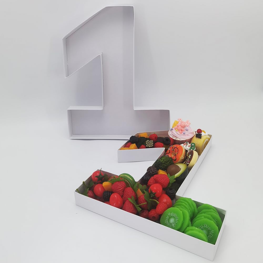 Teenyyou Soccer Party Cardboard Letters (6-Pack) - Fillable S,O,C,C,E,R Trays For Charcuterie, Snacks, Party Decor - View #3