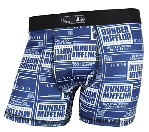 Bioworld The Office Men's Dunder Mifflin Paper Inc. Company Boxer Briefs Underwear