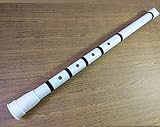 PVC Shakuhachi Japanese Flute 1.8 in D (Urban Model + Binding Black Nylon)