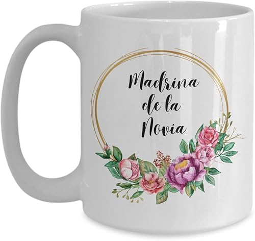 Regalo De Boda Para Madrina De La Novia, Propuesta De Boda a Madrina De La Novia, Regalo De Boda a Madrina De La Novia, Regalo a Madrina, taza de