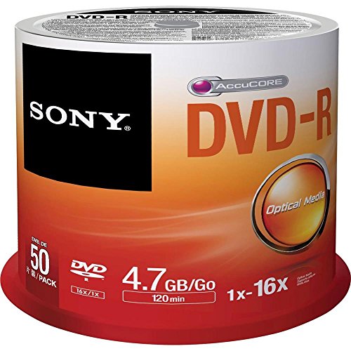 Sony 50DMR47BSP - Bobina con 50 DVD-R, 4.7 GB