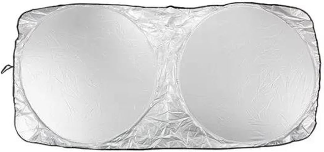 DZSUNLOHJCar Windshield Sunshade Car Windshield Sun Shade Cover Parasol For Jaguar For F-pace For XF For XE For XJ For I-pace For E-pace For JS-Racing For XK For SV Windscreen Sun Shade(150 * 70CM)