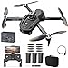 Dron V168 mit 8K HD Kamera, GPS, WiFi 5G FPV bis 3000 m Reichweite, faltbarer Quadrocopter mit Brushless Motoren, Rückkehrfunktion, optischer Stabilisierung und 3 Batterien im Set