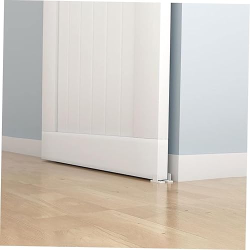 Miniatura 9 de 2 juegos de guías de suelo para puertas correderas de granero, soportes inferiores ajustables para puertas de gabinete de derivación, topes de