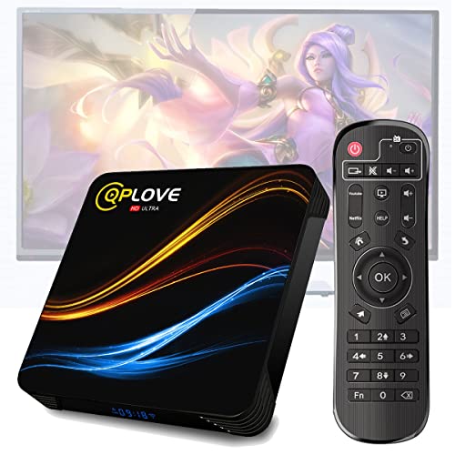 2021 Newest EstgoSZ 4GB RAM 32GB ROM Android 10.0 TV Box, H96 Max Dual-Band WiFi 2.4GHz/5.0GHz Smart TV Box Android Box Bluetooth 4.0 USB3.0 3D 4K Android Box