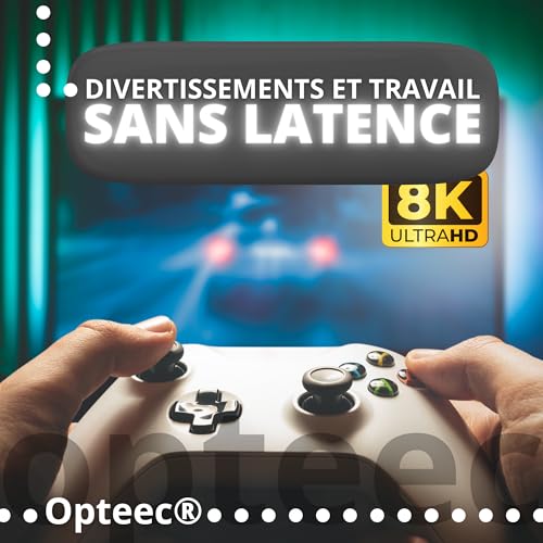 opteec® - Câble Fibre Optique Blindé - 15M - FREE Freebox Pop, Pos S, Ultra, Ultra Essentiel, Révolution Light - Rallonge/Jarretière - SC/APC à SC/UPC Renforcé - Garantie 10 Ans - Blanc (15M) – vue 7