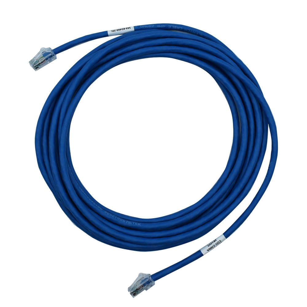 Leviton eXtreme 6+ SlimLine Patch Cord, CAT 6, 20-Foot Length, 6D460-20L, Blue