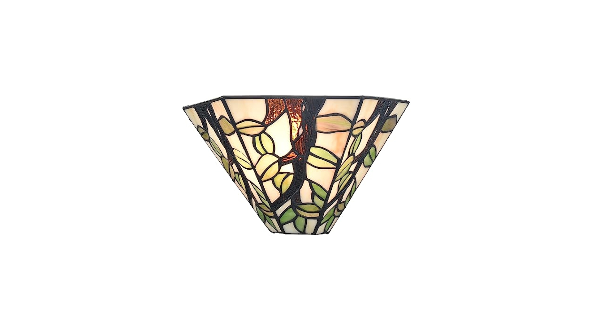 SAMTEEN Tiffany Style Wall Sconce 11 Inches Vintage 1-Light