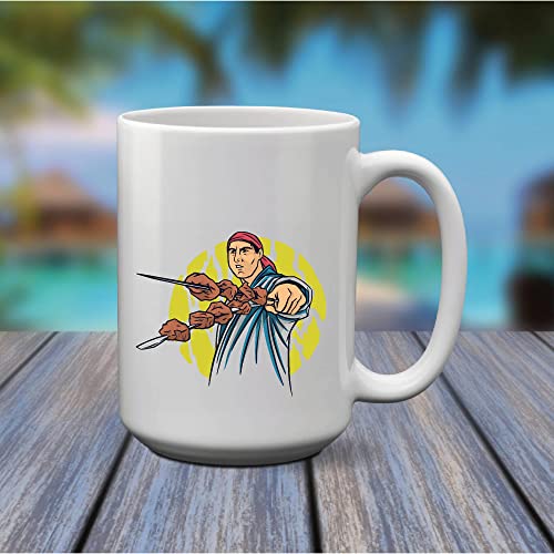 Unique Gift Idea For Men Kebab Skewers For Bbq Lovers 11Oz 15Oz White Coffee Mug #TOP1