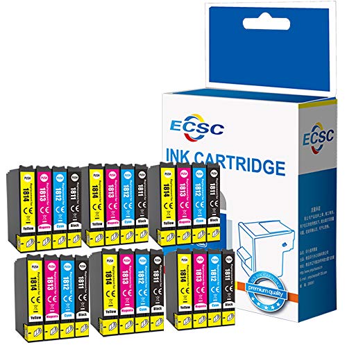 Cartouches d'encre compatible Epson XP-305 XP-315 XP-402 noir couleur x24