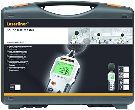 Laserliner SoundTest-Master 082.070A in its protective carrying case