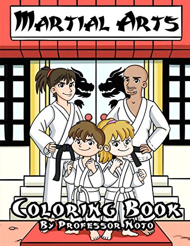 Martial Arts Coloring Book #TOP12