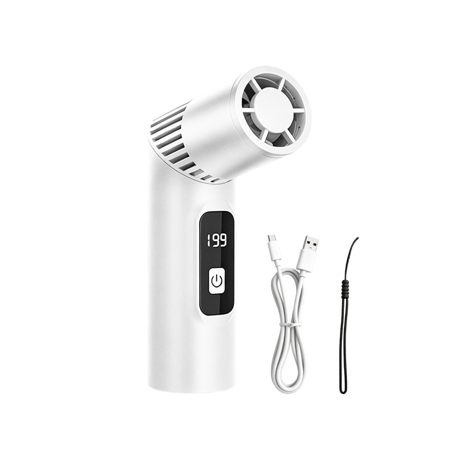 Ventilador portátil de 1800 mAh ideal para camping, senderismo y playa