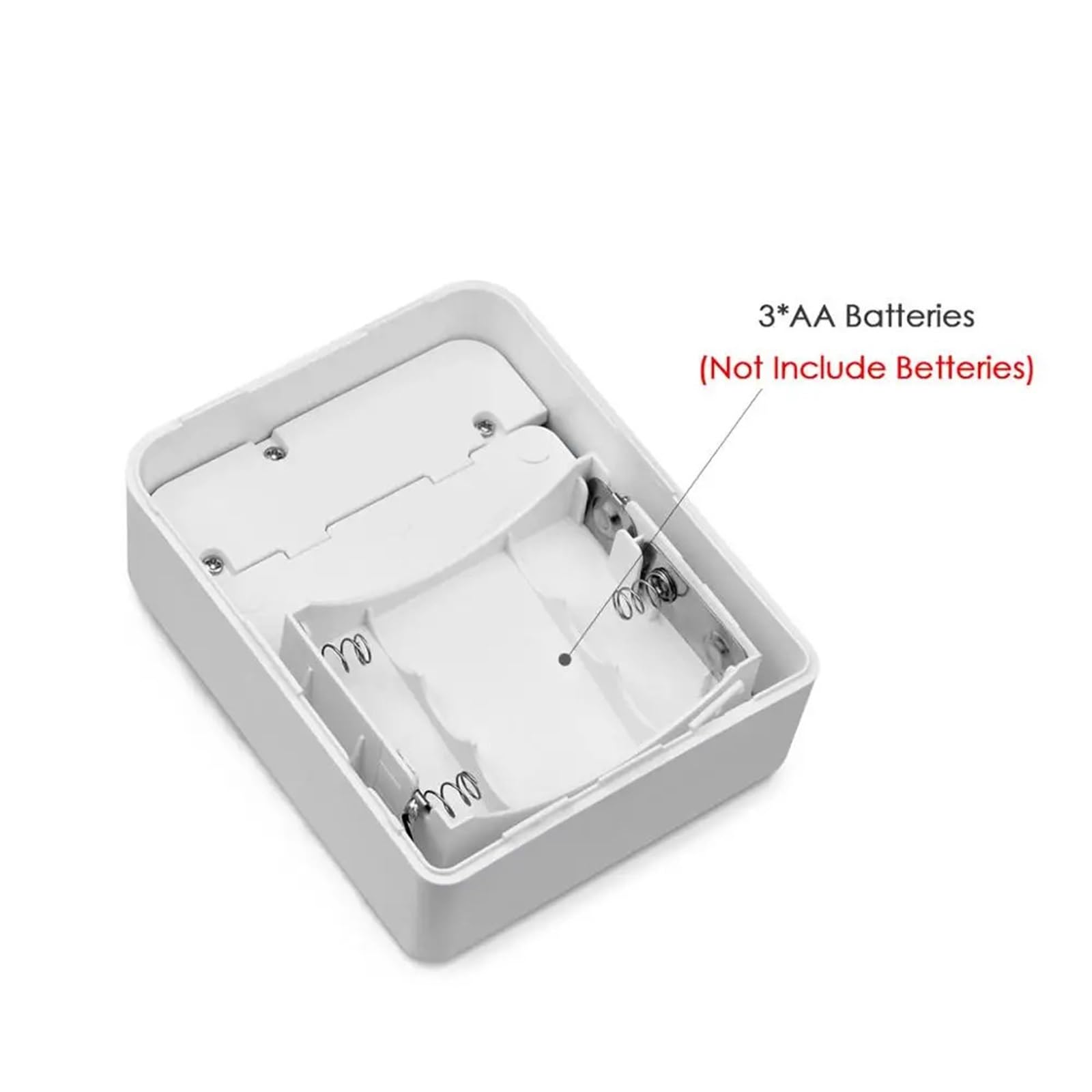 Luz Nocturna LED Detector inalámbrico Lámpara de Pared con alimentación por batería AA Noche Sensor Movimiento PIR Encendido/Apagado automático Iluminación escaleras gabinetes