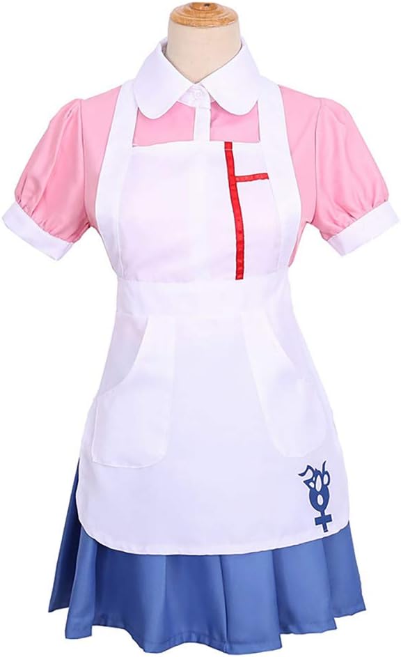 Cosplay Costume Cosplay Dress Nurse Maid Outfit with Arm Leg Sleeve Breastpin for Women
